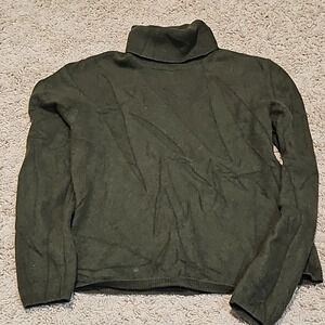 Burberry Green Cashmere‎ Turtleneck